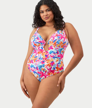 Plus Size Savaneta One-Piece: undefined
