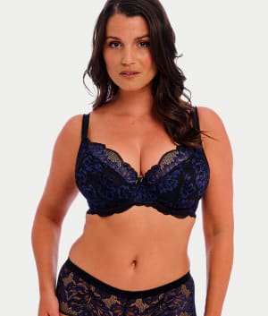 Emmaline Padded Plunge Bra: undefined