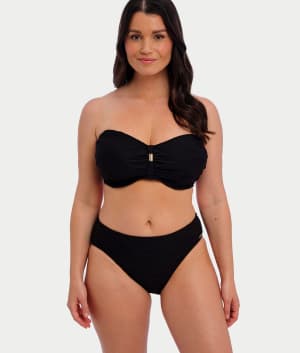 Beach Waves Mid Rise Bikini Bottom: undefined