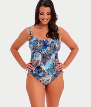 Seraya Sands Twist Underwire Tankini Top: undefined