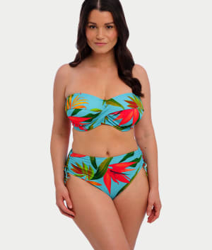 Pichola Twist Bandeau Bikini Top: undefined