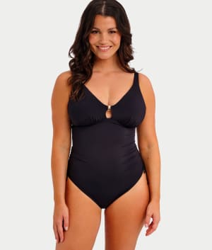 Merissa Wire-Free Plunge One-Piece: undefined