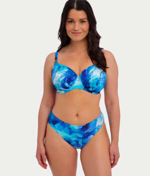 Saunton Sands Gather Full Cup Bikini Top: undefined
