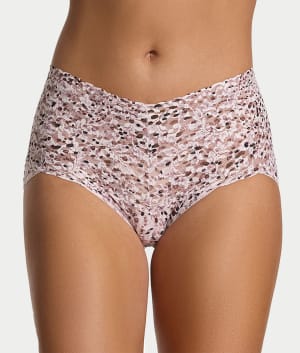 Printed Signature Lace Retro V-Kini: undefined