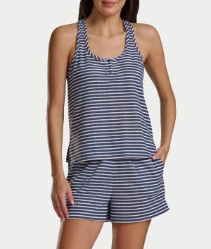 Pointelle Tank and Boxer Set: undefined