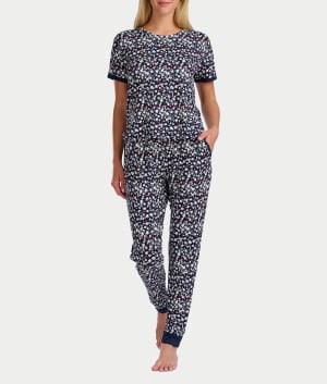 Pillowsoft Short Sleeve Tee & Jogger Set: undefined