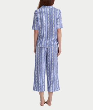Floral Stamped Stripe
