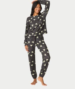 Merrier With A Martini Knit Pajama Set: undefined