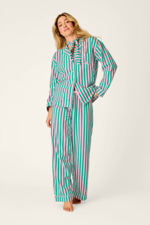 Ski Bunny Icon 3-Piece Flannel Pajama Set: default