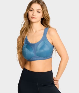 Dynamic High Impact Wire-Free Sports Bra: undefined