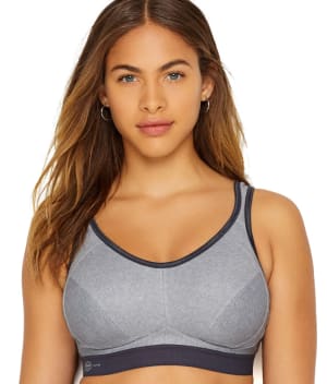 High Impact Wire-Free Sports Bra: undefined
