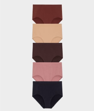 The Easy Everyday Seamless Brief 5-Pack: undefined