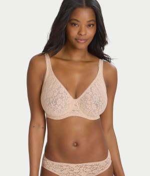All Over Lace Bra: undefined