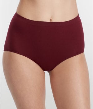Maroon Banner Ribbed