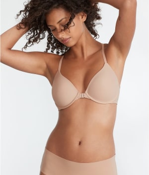 Everyday Essential Lace Front-Close Bra: undefined