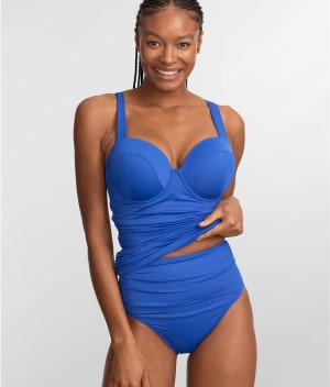 The Slimming High Leg Bikini Bottom: undefined