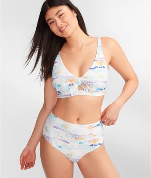 Tie Front Bikini Top: undefined