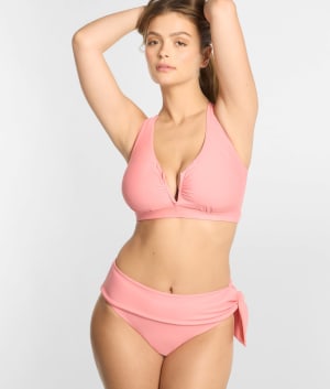 Sash Fold-Over Bikini Bottom: undefined