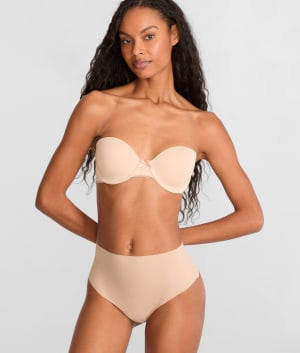 b.Bare High-Waist Thong: undefined
