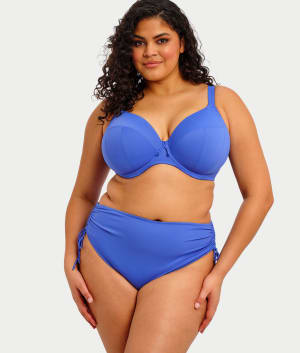 Plus Size Plain Sailing Adjustable Bikini Bottom: undefined