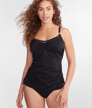 East Hampton Underwire Tankini Top: undefined