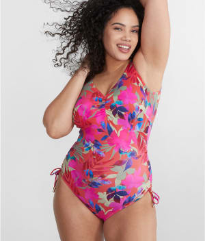 Playa Del Carmen Twist Underwire One-Piece: undefined