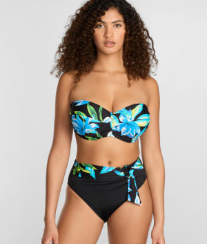 Talm Beach Twist Bandeau Bikini Top: undefined