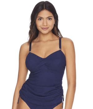 Ottawa Twist Underwire Tankini Top: undefined