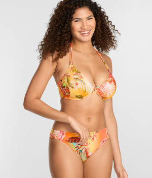Miami Sunset Halter Bikini Top: undefined