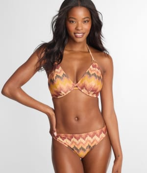 Arizona Wave Halter Bikini Top: undefined