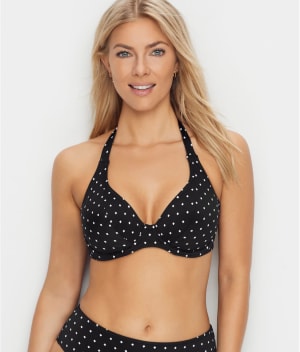 Jewel Cove Halter Bikini Top: undefined