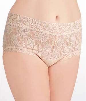 Plus Size Signature Lace Boyshort: undefined