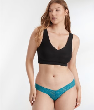 Daily Lace Low Rise Thong 1-Pack: undefined