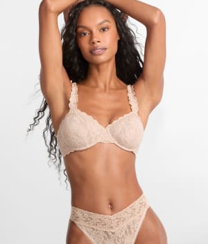 Signature Lace Balconette Bra: undefined
