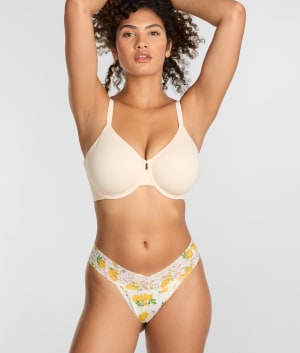 Printed Supima Cotton Original Rise Thong: undefined