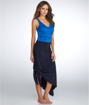 Handkerchief Skirt Swim Cover-Up: undefined