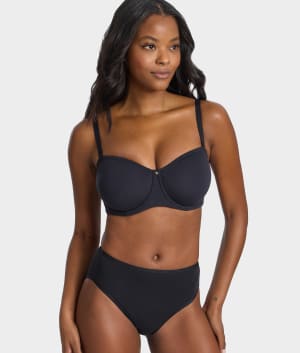 The Easy Everyday Cotton High-Leg Brief: undefined