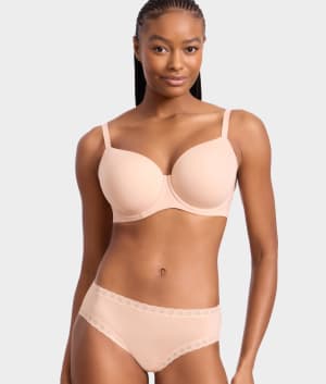 Simply Dreamy Lace Trim Bikini: undefined