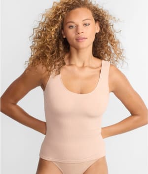 Ribbed Knit Lounge Tank: undefined