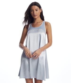 Lindsay Satin Nightgown: undefined