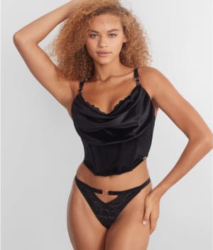 India Metallic Lace G-String: undefined