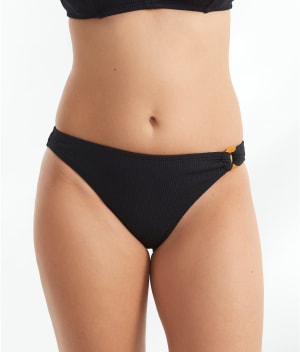 Cali Ring Detail Bikini Bottom: undefined