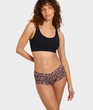 Signature Lace Printed Boyshort: undefined