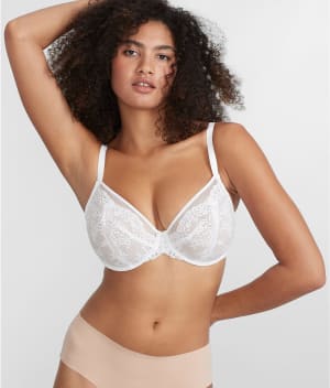 Everyday Essential Lace Unlined Demi Bra: undefined