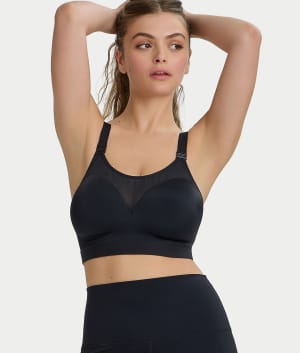 Ready Steady Medium Impact Wire-Free Sports Bra: undefined