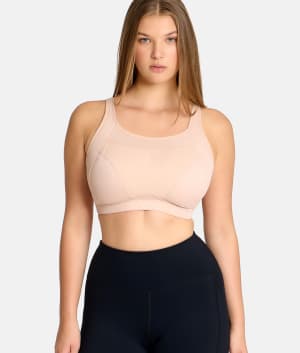 All-In-One High-Impact Wire-Free Sports Bra: undefined