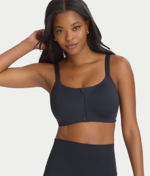 High Impact Front-Close Sports Bra: undefined