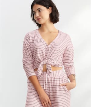 Pink Cameo / Stripe