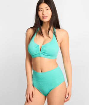 Printed Vienna V-Wire Bikini Top: undefined