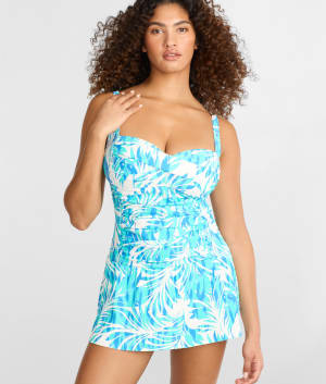 Printed Sienna Swim Dress: undefined